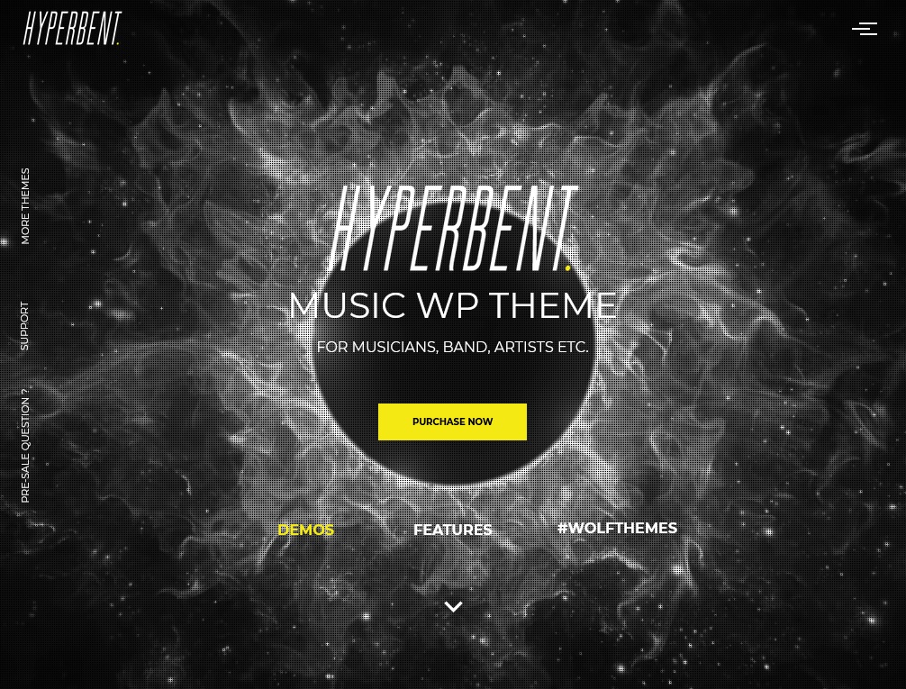 musician WordPress theme