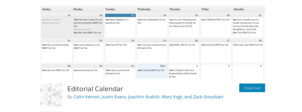 Top Best 4 WordPress Editorial Calendar Plugin Zytheme