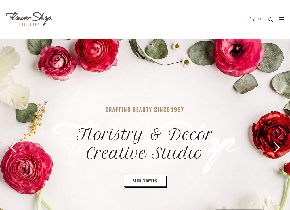 The best flower shop WordPress themes 2021 5