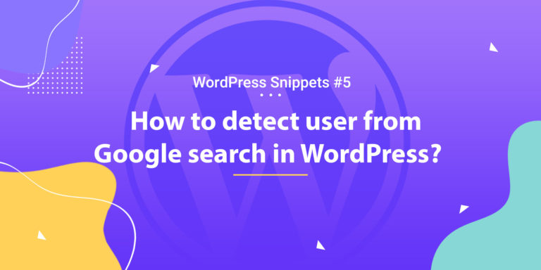 Detect User from Google Search in WordPress 2