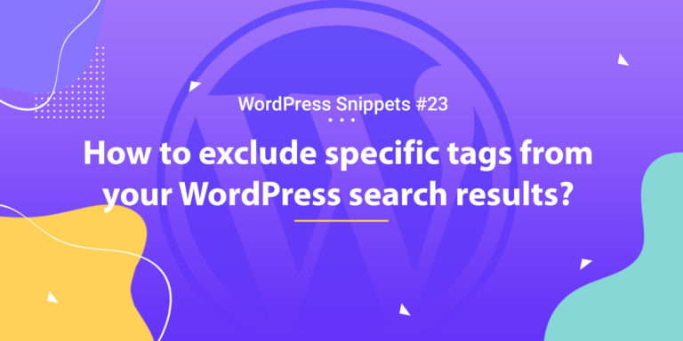 How to exclude specific tags from your search results 13