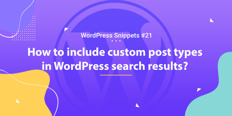 How to Include Custom Post Types in WordPress Search Results 15